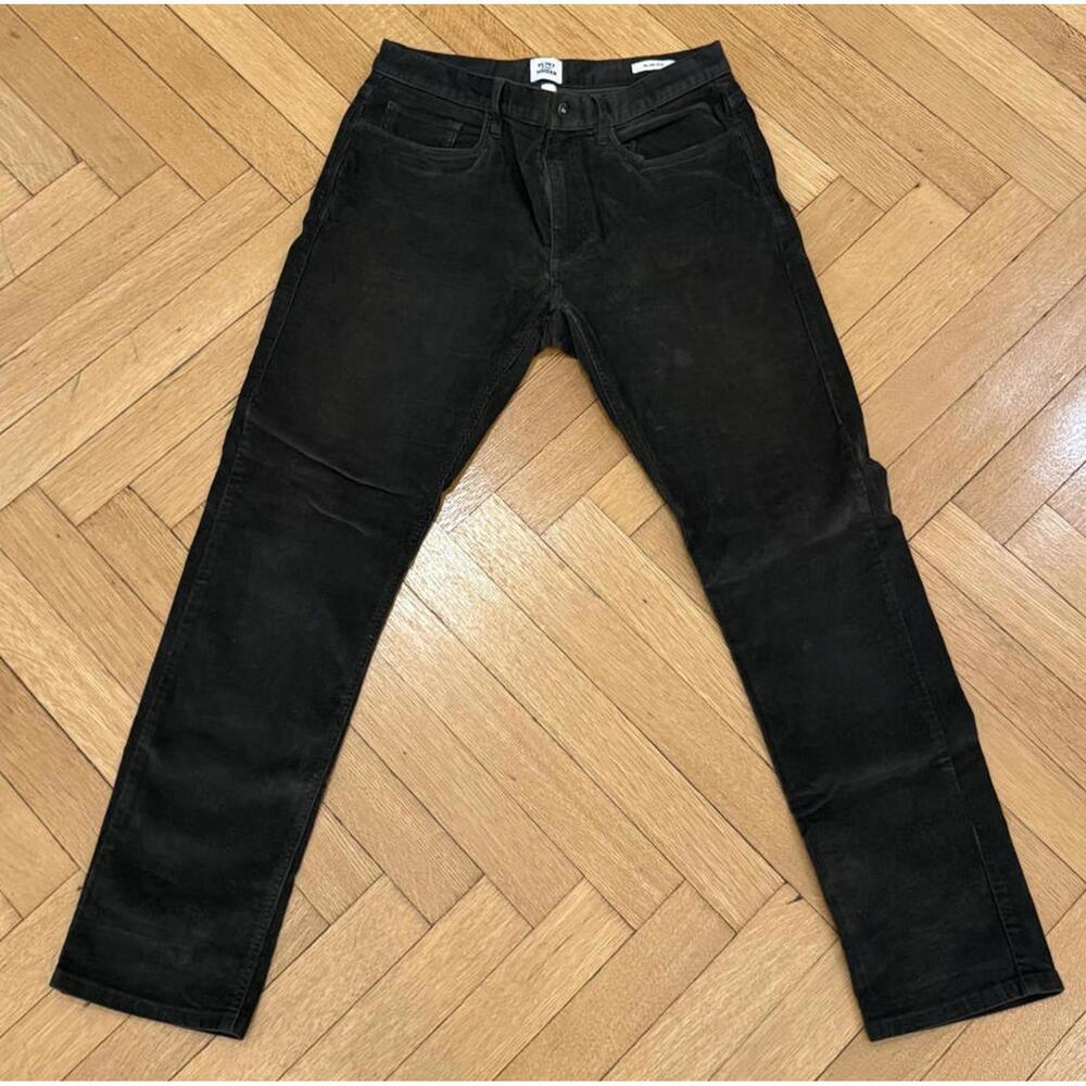 Flint and Tinder Dark Green Corduroy Slim Pants Size 31x30